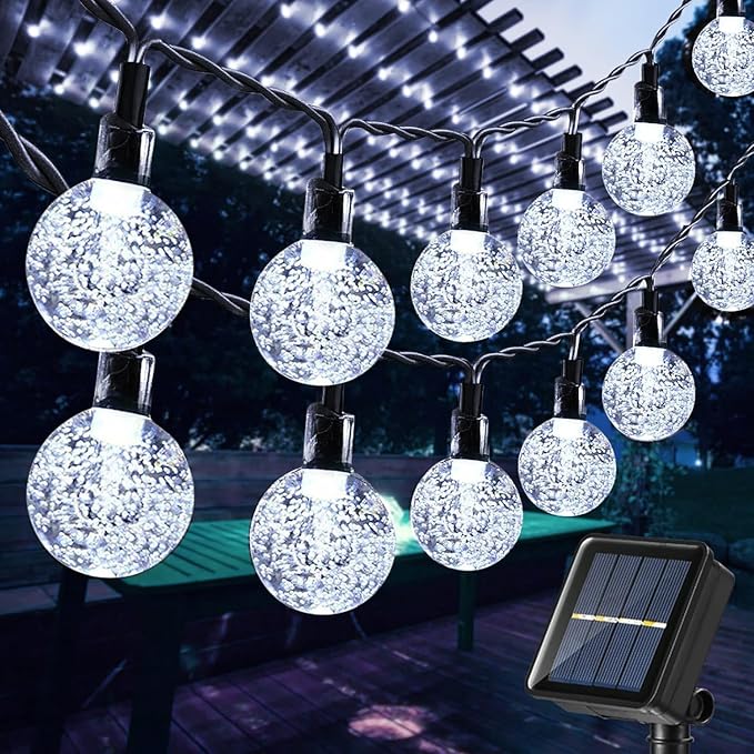 Toodour Solar String Lights Outdoor, 36ft 60 LED Globe String Light by Toodour