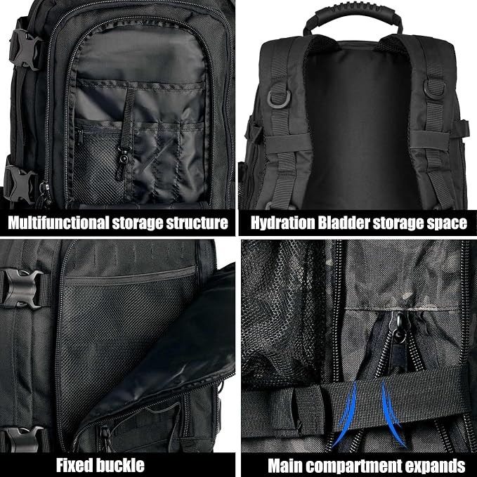 Miramrax Tactical Backpack Military Army Daypack - Image 8