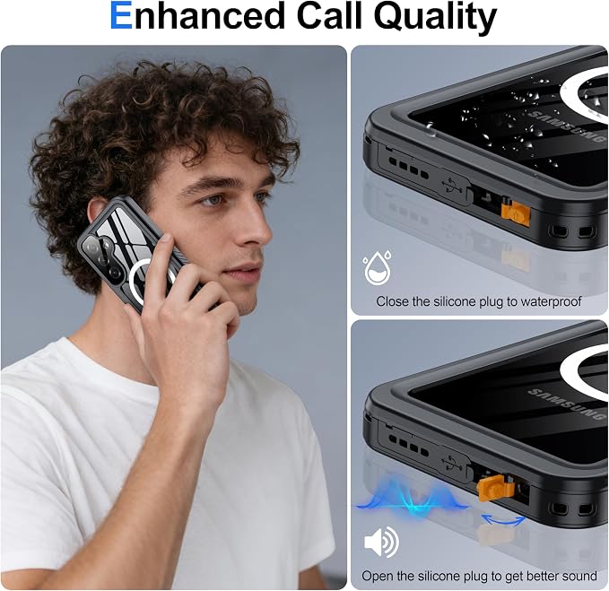 ANTSHARE IP68 Waterproof Case for Samsung Galaxy S25 Plus - Image 6