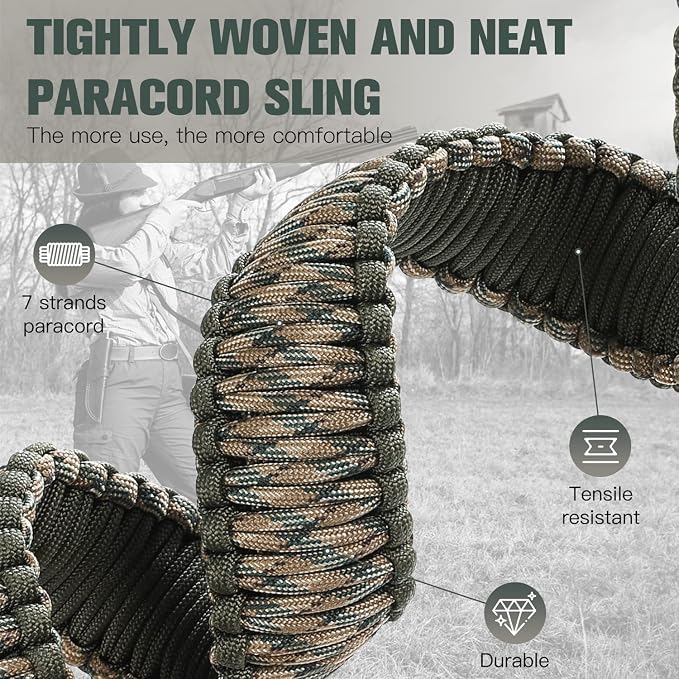 VVAAGG Two-Point Paracord Rifle Sling - Image 7