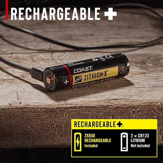 Coast WPH30R 1500 Lumen Waterproof Ultra Bright IP68 USB Rechargeable-Dual - Image 6