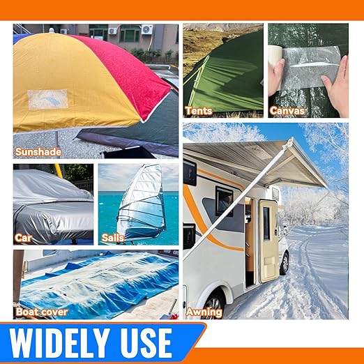 Tikfoam RV Awning Repair Tape for Tarp, Boat Covers Repair Tape, Sail Tape - Image 4