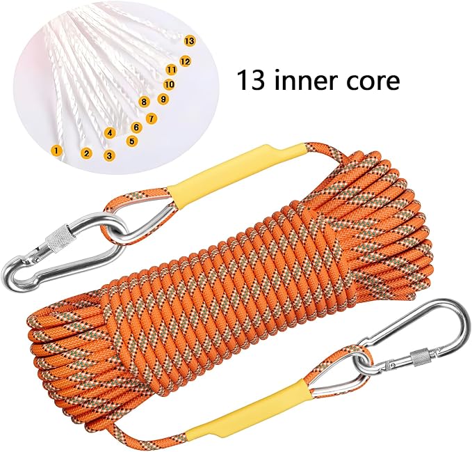X XBEN Outdoor Climbing Rope 10M 20M 30M 50M 70M 152M 352M Static Rock Climbing - Image 2