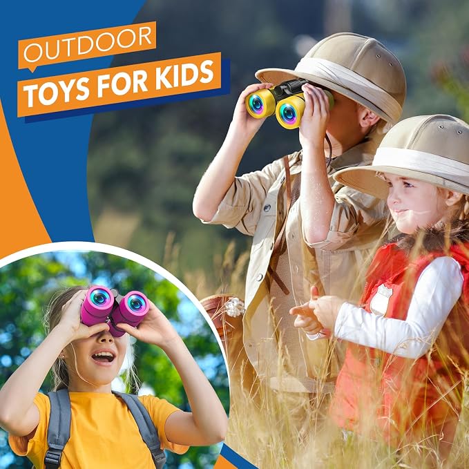 Toys for 3-7 Year Old Girl Boy: LET'S GO! Bird Watching Binoculars for Kids - Image 3