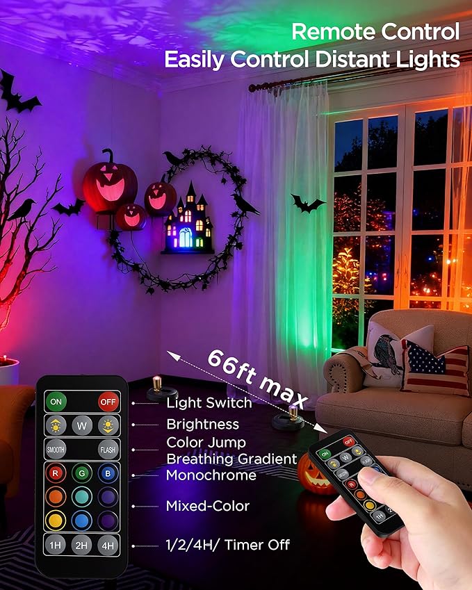 Zetunlo Spot Lights Indoor RGB Spotlight: Rechargeable Color Changing Wireless - Image 5