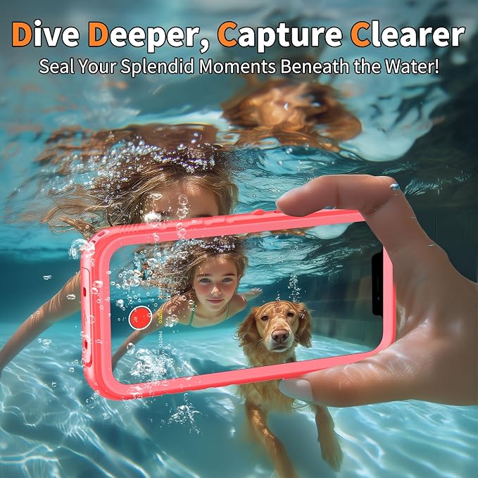 Cozycase Compatible with iPhone 12 Waterproof Case/iPhone 12 Pro Waterproof Case - Image 6