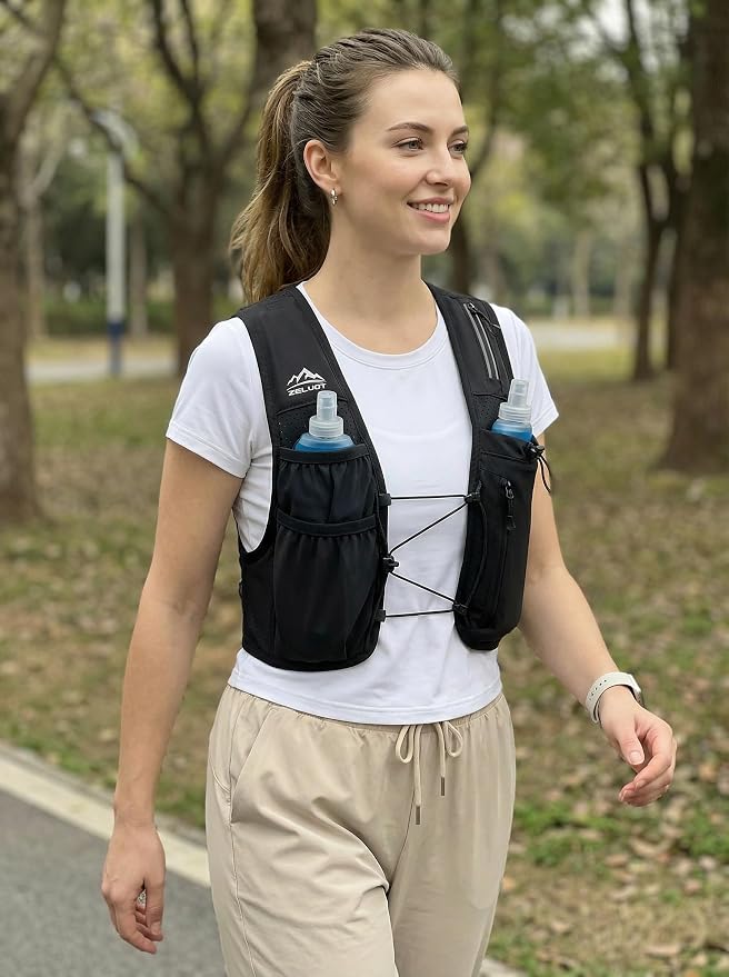 Zelvot Running Vest for Women Men, USA Original Patent, Adjustable Chest Straps - Image 9