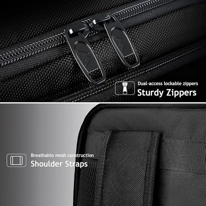 MATEIN Carry on Backpack, 40L Flight Approved Large Travel Laptop Backpack - Image 6