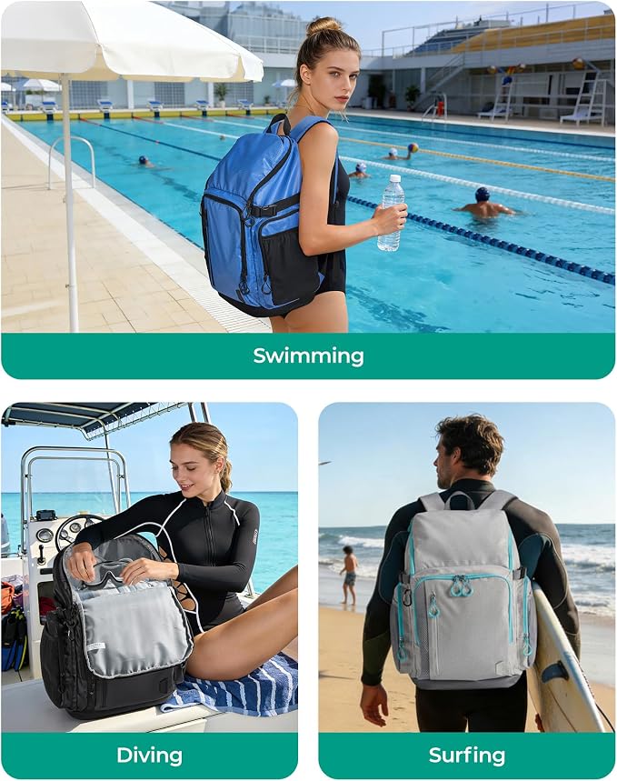 BAGSMART 2 Piece Swim Bag for Swimmers - Image 7