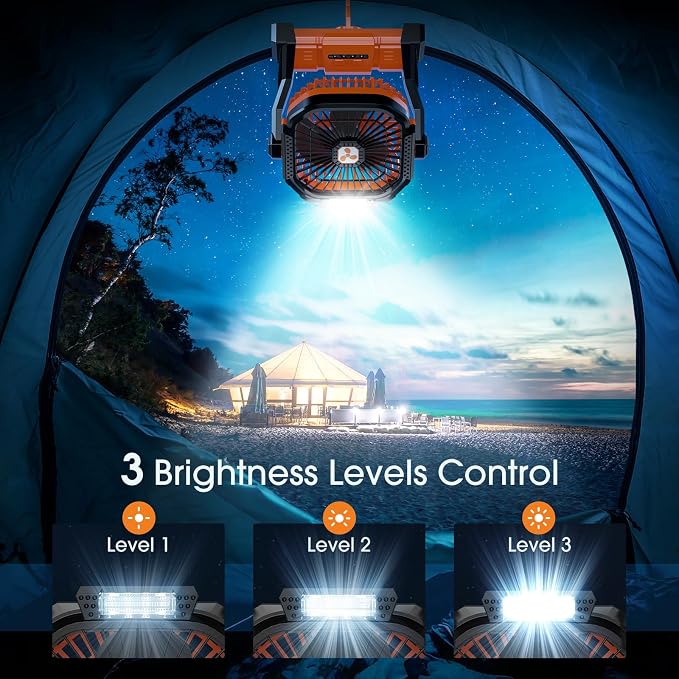 Portable Fan Rechargeable, Cordless Battery Powered Fan - Image 4