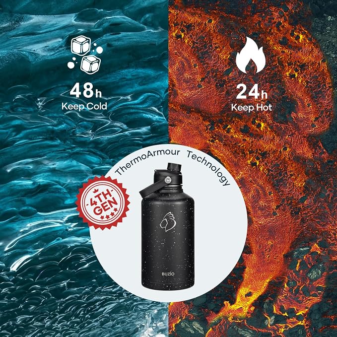 BUZIO Insulated Water Bottles 64oz - Image 2