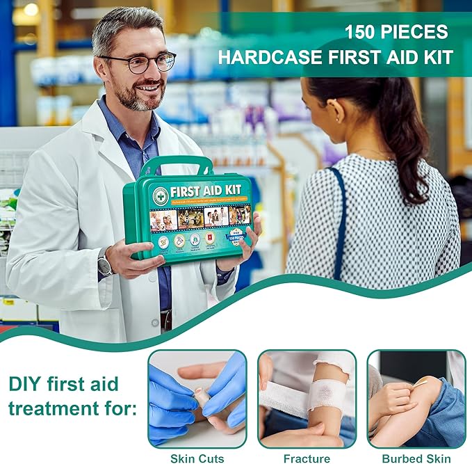 General Medi 150 Pieces Hardcase First Aid Kit - Image 7