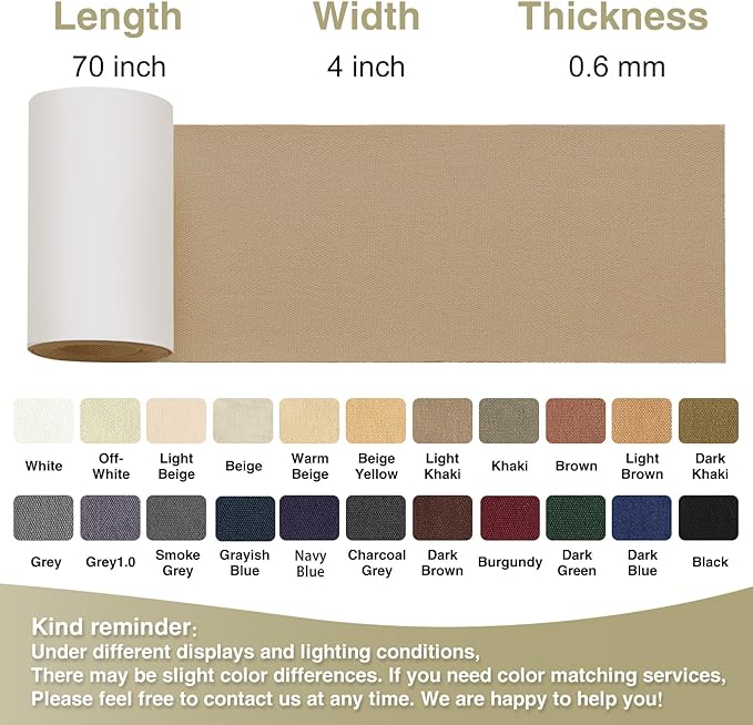 Gheeidau Canvas Repair Tape 4×70 Inch Waterproof Self-Adhesive Fabric Repair - Image 4