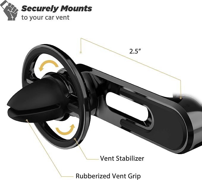 Scosche VP2M-SP Universal Freeflow Vent/Dashboard Phone Holder - Image 7