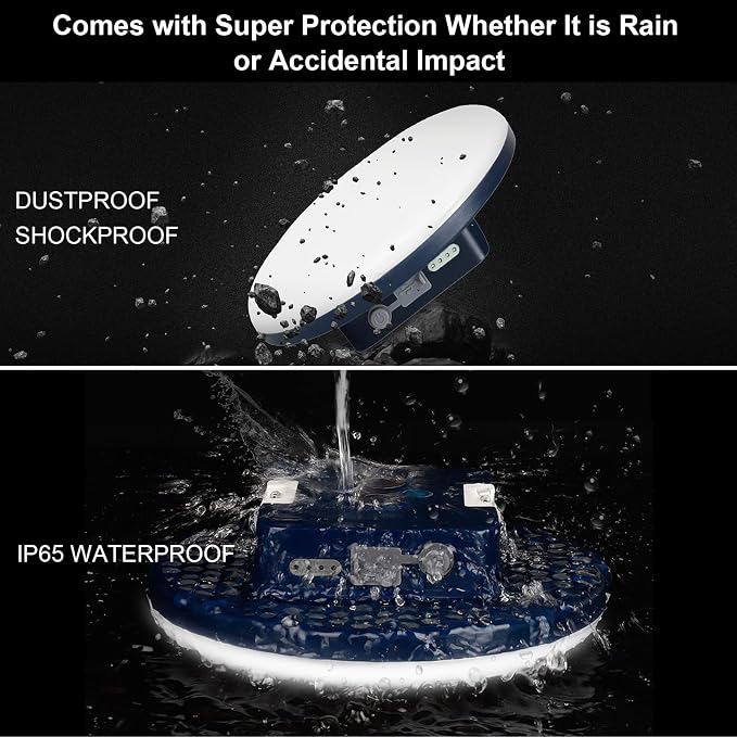 IODOO 16500mAh 3000LM 3000K 6000K Flashlight Portable LED Camping Lantern - Image 5