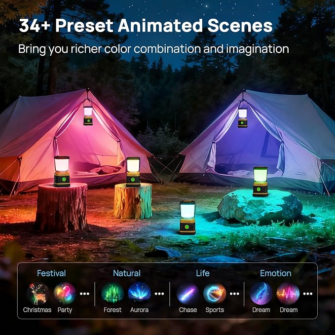 Consciot Smart RGBTW Battery Powered LED Lantern - Image 4