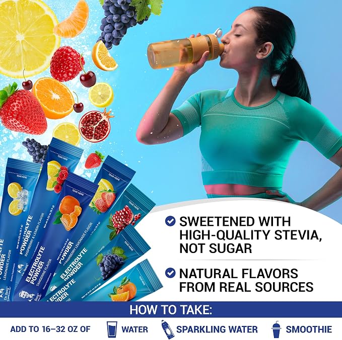 Dr. Berg Sugar Free Electrolyte Powder Packets - Image 7