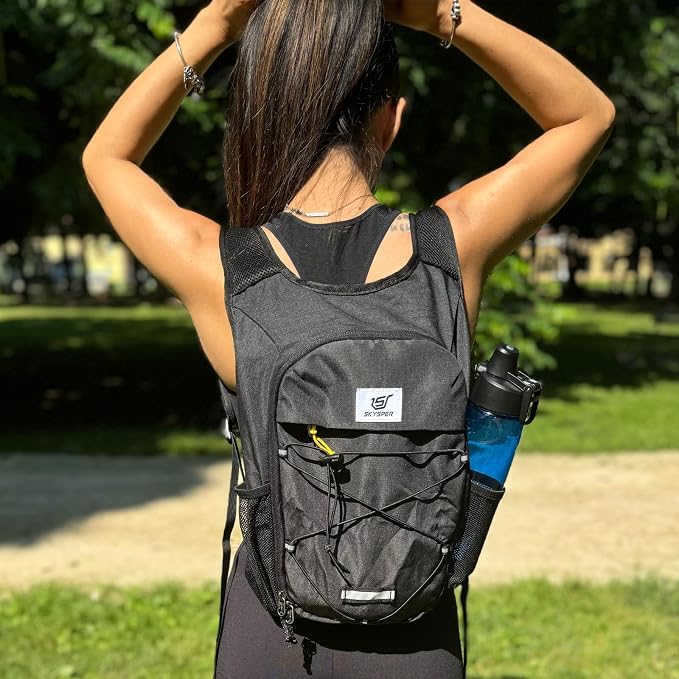 SKYSPER Foldable Hiking Backpack - 10L/15L Small Lightweight Daypack Breathable - Image 6