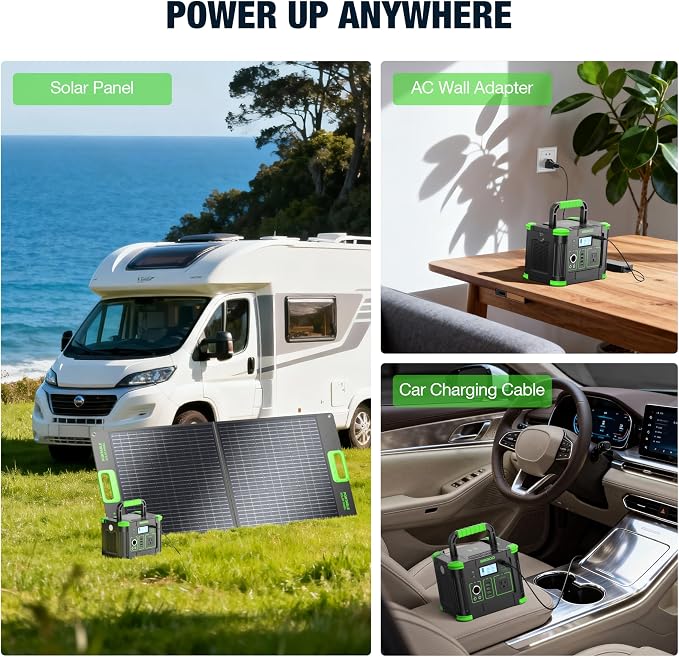 Portable Power Station 330W Solar Generator 288Wh, 60W USB-C PD Fast Charging - Image 9