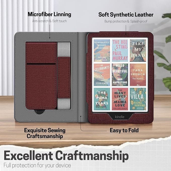 TNP Stand Case with Strap for Kindle Paperwhite 12th Gen 2024 / Kindle - Image 6