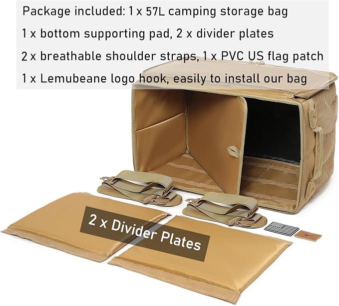 Tactical Camping Storage Bag Utility Tote Bag Camping Kitchen Organizer - Image 4