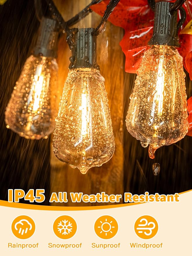 Guhope Outdoor String Lights Dimmable - Image 4