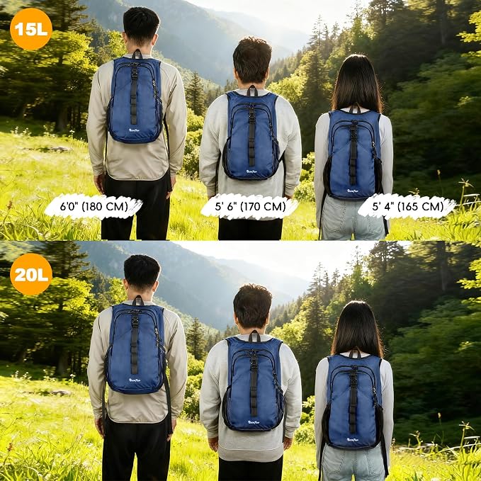 Seektop 15L Small Hiking Backpack - Image 5