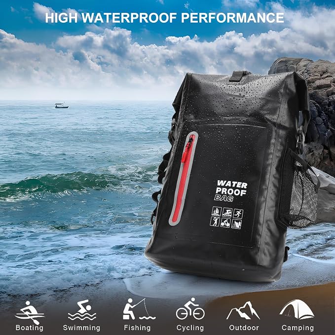 Waterproof Backpack, Waterproof Backpack That Can Float, Suitable - Image 2