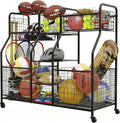 Garage Sports Equipment Organizer by LUMAMU