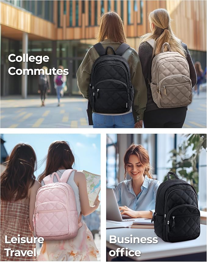 BAGSMART Travel Laptop Backpack, College Backpack - Image 2