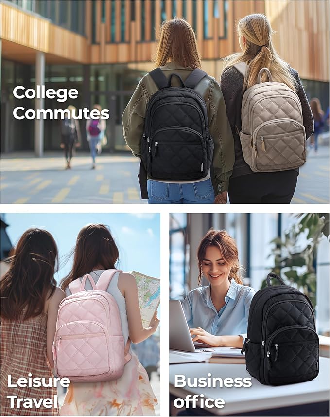 BAGSMART Travel Laptop Backpack, College Backpack - Image 2