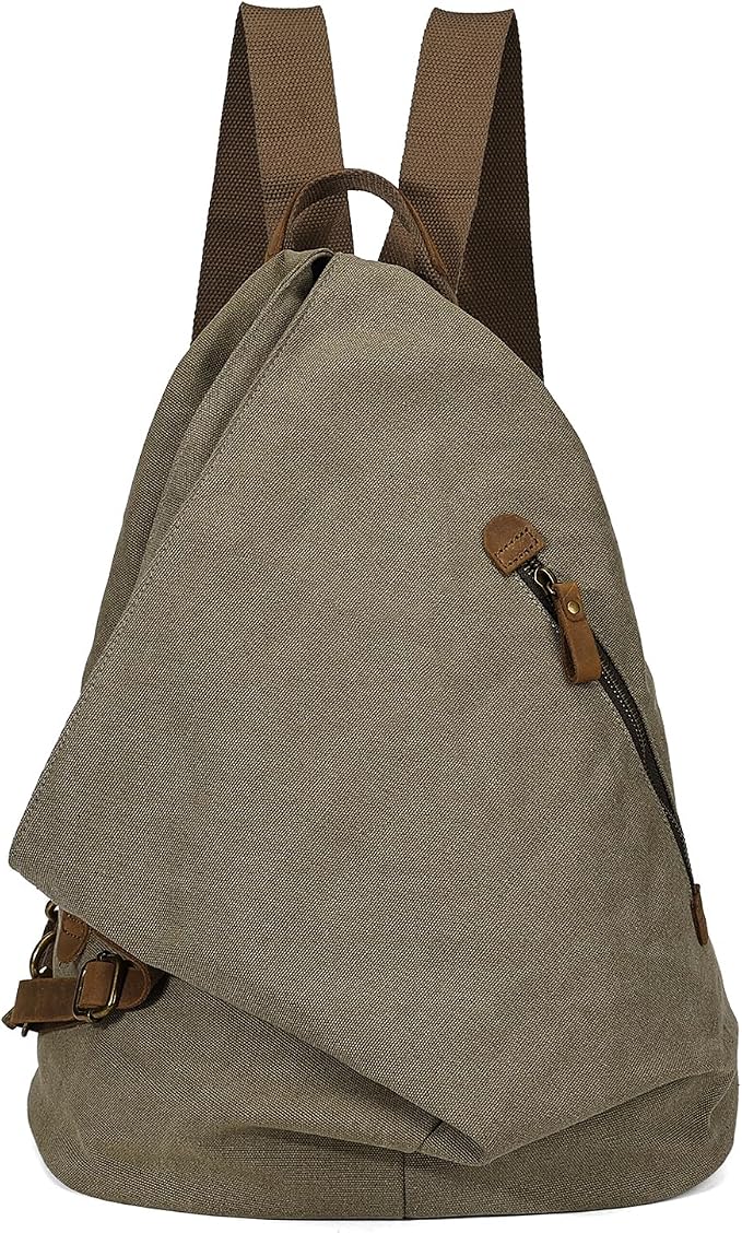 KL928 Canvas Vintage Backpack – Large Casual Daypack Outdoor Travel Rucksack by KL928