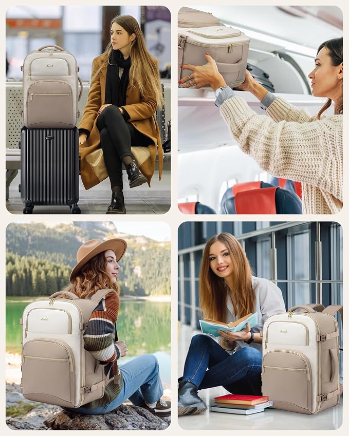 LOVEVOOK Travel Essentials Carry on Backpack 50L Travels Backpack - Image 7