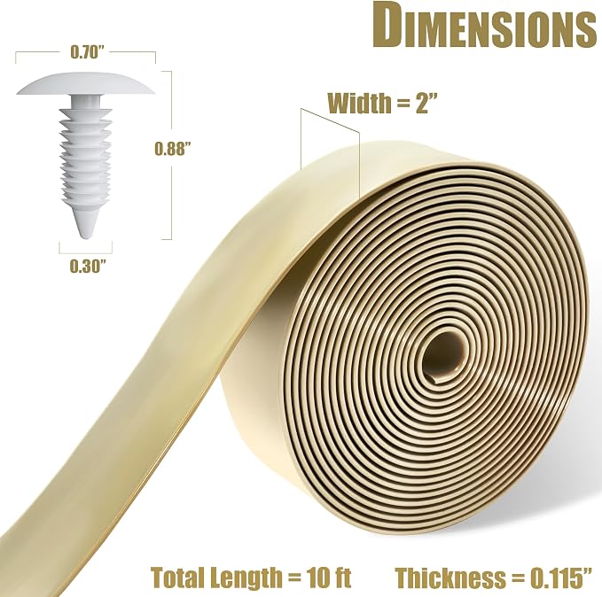 Vinyl Straps for Patio Chair Repair Kit 2'' Wide 10 Ft Long Replacement Straps - Image 2