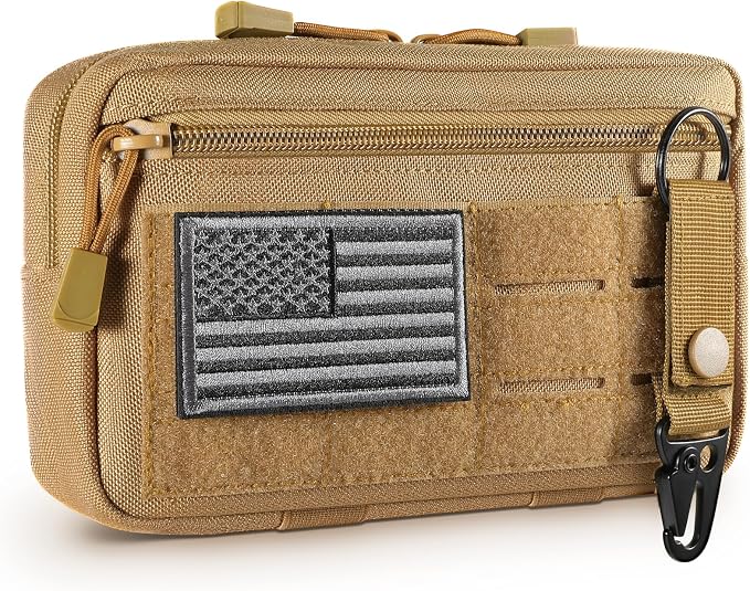 FRTKK Tactical Molle Admin Pouch Utility Laser Cut EDC Tool Pouch Bag by FRTKK