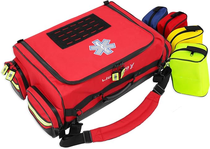 Lightning X Fully Stocked X-Tuff Modular Oxygen Trauma Bag w/Removable - Image 2