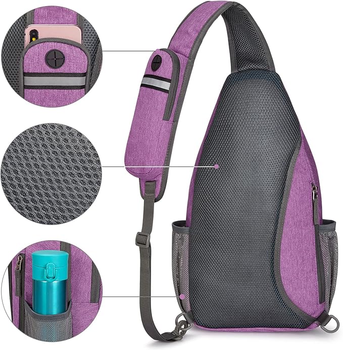 G4Free Sling Chest Bag RFID Crossbody Backpack Shoulder Bag - Image 6