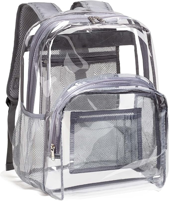 Vorspack Clear Backpack Heavy Duty PVC Transparent Backpack by Vorspack