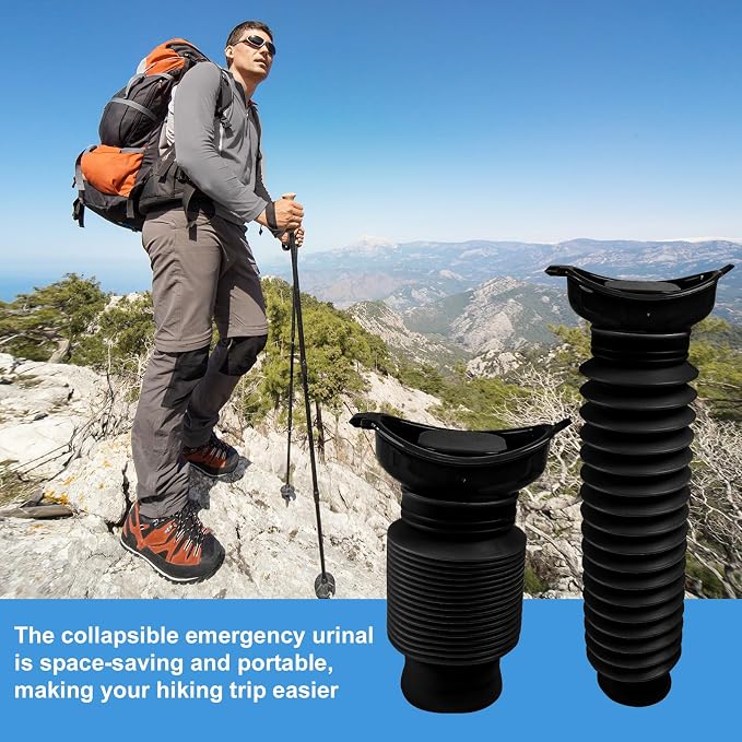 Pee Bottles for Men, Portable Urinal for Men, Collapsible Urine Bottle 750ML - Image 3