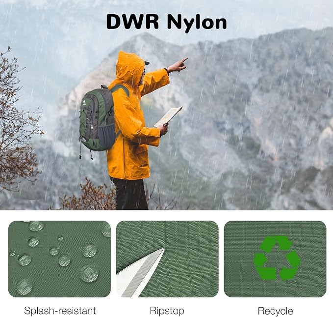 25L Small Hiking Backpack with Chest Strap - Image 4
