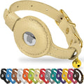 OOPSDOGGY Leather AirTag Cat Collar by OOPSDOGGY