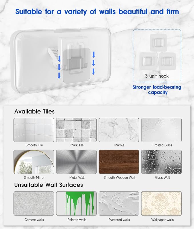 Mistriddle Waterproof Shower Phone Holder - Image 4