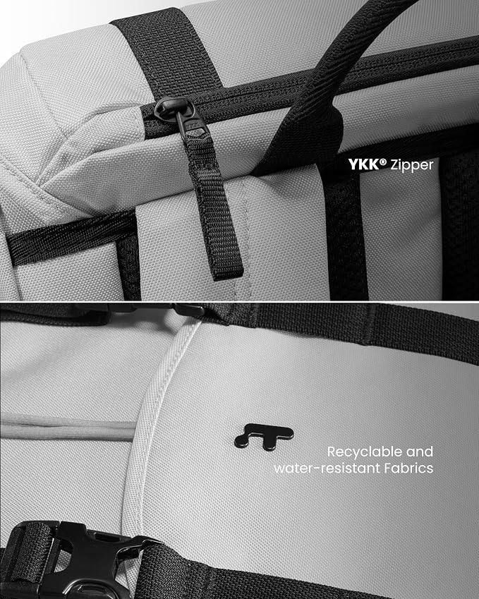 tomtoc Flap Laptop Backpack, Lightweight, Water-Resistant Casual Daypack - Image 7