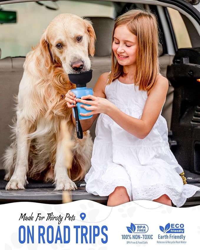 lesotc Dog Water Bottle, Portable Water Dispenser - Image 7