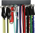 Multi-Purpose Storage Rack for Resistance Bands, Jump Ropes, Foam Rollers by Tamisom