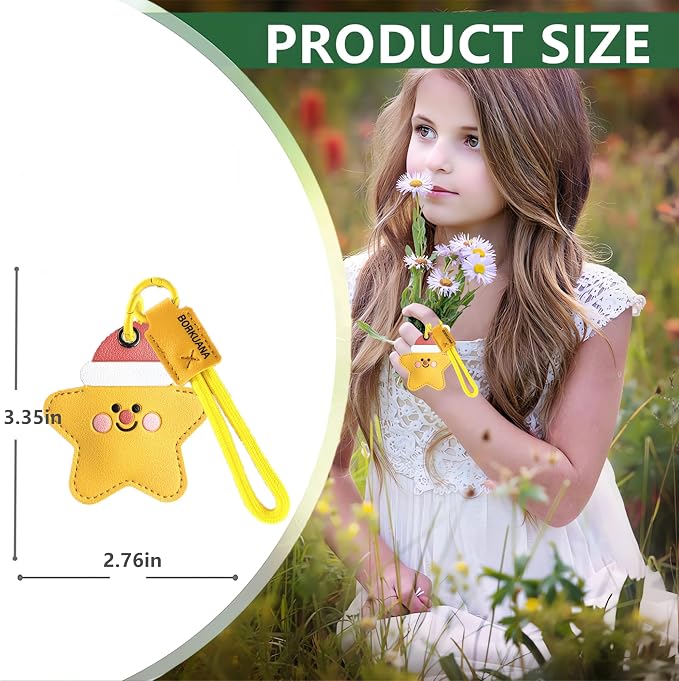 Leather Keychain Holder Case Compatible - Image 2