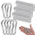 50Pack M5 Spring Snap Hooks Carabiner, 3/16" Heavy Duty Carabiner Clips Chain by REDOVANT