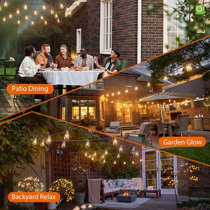 KYY 54FT Solar String Lights Outdoor Waterproof - Image 7