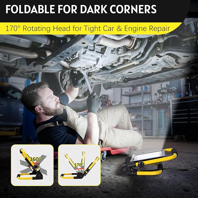 10000LM LED Work Light: Portable Work Light - Image 4