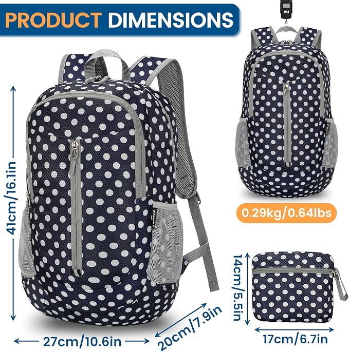 ZOMAKE Ultra Lightweight Packable Backpack 25L - Image 2